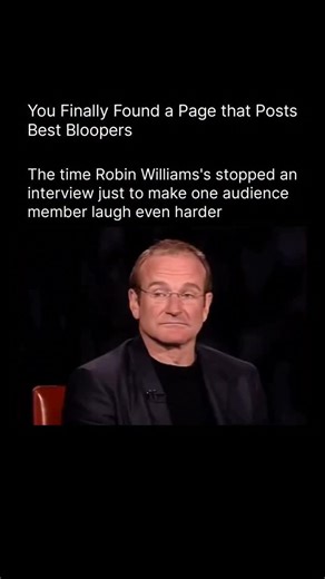 The Best Bloopers | Robin Williams's iconic 2001 appearance on Inside the Actors Studio remains one of the show's most unforgettable moments. His... | Instagram