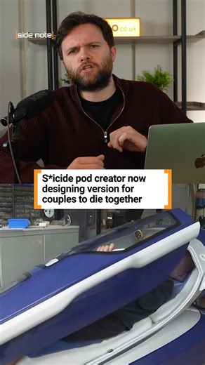The inventor of the s*icide pod is working on a new version for couples to die together in. Dr Philip Nitschke’s new Sarko Pod is designed for two people, and can only be activated by each person pushing a button at the same time. Nitschke, who was nicknamed 'Dr Death' for facilitating the world’s first legal assisted suicides in the 1990s, has also pushed for assisted dying to be legalised in more countries. | Metro