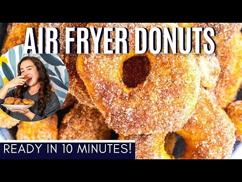 Cinnamon Sugar Air Fryer Biscuit Donuts (Ready in 10 Minutes!)