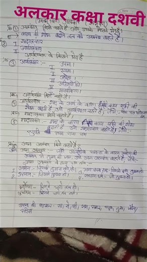 CLASS 10TH ALANKAR CHAPTER IN SHOT