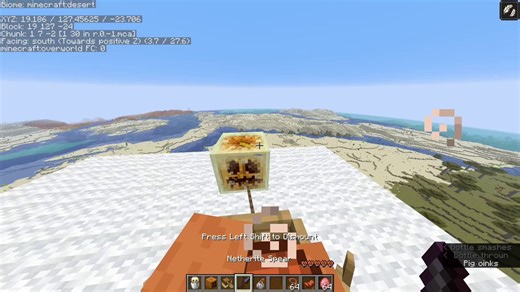 bueno.... oficialmente en java esta cosa no sirve para nada entonces... yo ya me estaba viendo venir que era un bug de bedrock....pero minimo esperaba que tambien estuviera en java ._." asi que capaz en bedrock lo parchean