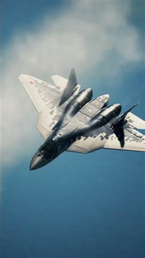 Su-57 Felon Hyper-Agile Combat 🌪️🔥 #AceCombat7 #Shorts