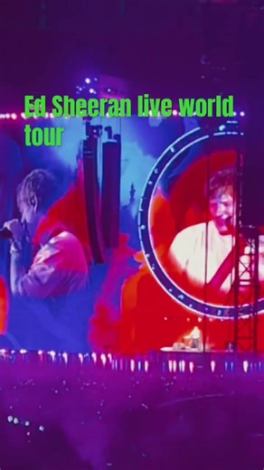 Ed Sheeran world tour #concert #live 🎤🎹🎧🥁🔥🎸👂👀