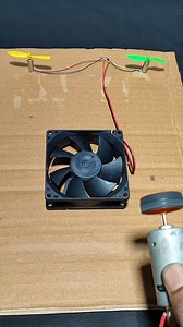 cooling fan mini generator #dcmotor#dcmotorproject | Asadul electronic service centre