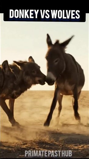 Donkey vs Wolves: The Unexpected Fight Back
