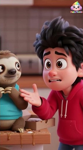 “My Sloth Ate All My Donuts! 🦥🍩 (Snack Thief 😂)”