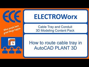 How to Route Conduit in AutoCAD PLANT 3D with ELECTROWorx