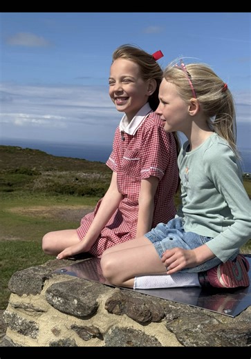 After school club - but make it Cornish. 📍St Agnes Beacon #cornwall #familyfun #afterschool #cornishfamily #cornwalllife