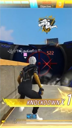 Free Fire Room Match 1vs4 Gameplay 💯