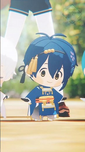 【MMD刀剣乱舞】こどもの日フライング🎏【わんぱく風鶴丸国永・三日月宗近・一期一振と秋田藤四郎くん】#mmd刀剣乱舞 #shorts