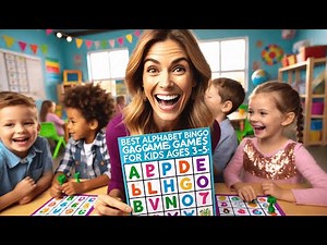 🎲 Hapinest Alphabet Bingo ABC Letter Preschool Game | Best Alphabet Bingo Games for Kids Ages 3-5 🧒