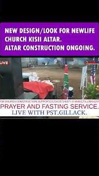 TRANSFORMATION OF CHURCH ALTAR WITH STUNNING TILES AT NEWLIFE CHURCH KISII.