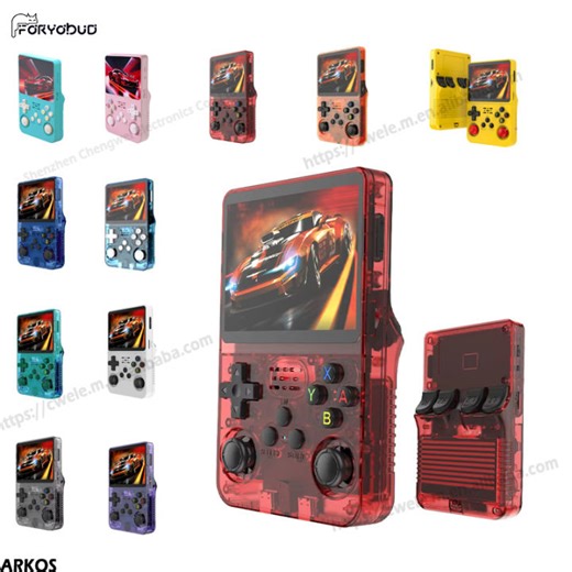 R36S Retro Handheld Game Console Linux System 3.5 Inch IPS Portable Pocket Player 64GB Video Gaming Kids Gifts | Lazada PH