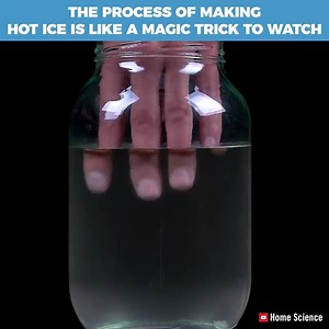 729K views · 7.6K reactions | The process of making hot ice is like a magic trick to watch via Home Science : https://goo.gl/vYqk7k | Interesting Engineering | Facebook