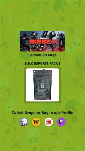 🕹️ Twitch Drops Rainbow Six Siege R6S SLC SWISS 2