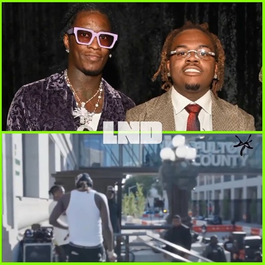 Young Thug Performs his song ft Gunna in Front of the Fulton County Courthouse in Atlanta, Georgia 👀😳🔥 | Live N' Direct Hip Hop