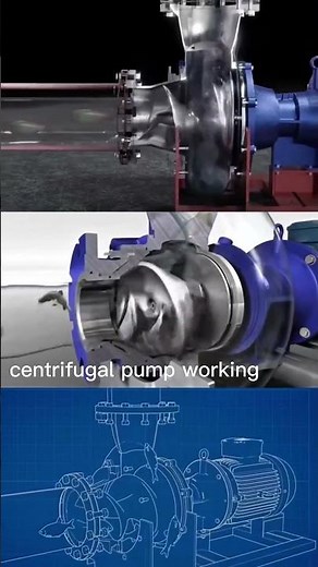 Centrifugal Pump Working Animation Explained | Industrial Water Pump #shortsfeed