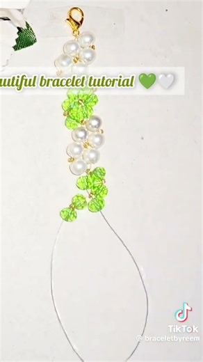 latest pearl with crystal bead bracelet tutorial easy and elegant