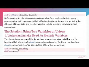 Understanding Function Pointer Member Variables in C+ + : A Clear Guide