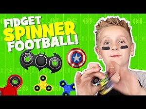 DadCity and Little Flash play Fidget Spinner Football!