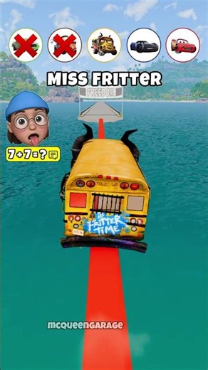 Chick Hicks vs Tow Mater vs Miss Fritter vs Jackson Storm vs McQueen vs Red Bridge Challenge