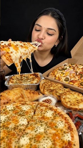 🍕 Cheese Burst Pizza Mukbang 🍕 Ultimate Cheesy Pizza Eating Challenge 🤤 | ASMR Eating #food