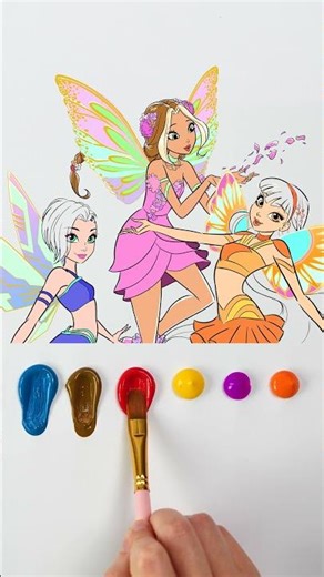 Winx Color Smash : devine les vrais cheveux de Flora, Stella et Tecna ! 🤩 #shorts | Winx Club