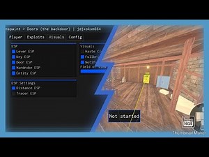 Roblox Doors The Backdoor | NEW Script MSPAINT