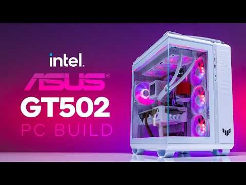 Dream All-White Gaming PC Build! ASUS TUF GT502 Horizon + RTX 4070 Ti & Intel Core Ultra 7 Magic