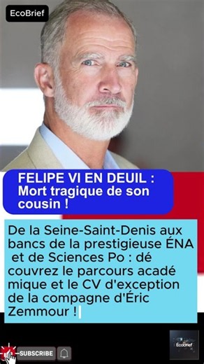 FELIPE VI EN DEUIL Mort tragique de son cousin ! #FelipeVI #Espagne #Londres #FamilleRoyale