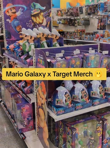 New Super Mario Galaxy Movie Merch at Target