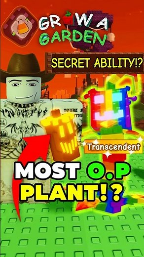 😱*HURRY* NEW MOST O.P HALLOWEEN PLANT?! (SECRET ABILITY) Grow A Garden Great Pumpkin #growagarden