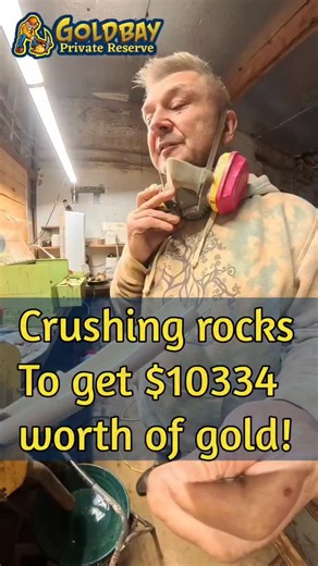 Dave Varabioff on Instagram: "CRUSHING ROCKS = $10,000 CASH PAYDAY 🔨💰 ​ What do you do when it's the off-season and you need cash flow? You crush your inventory. 🤷‍♂️ ​I had a pile of unsold slabs and random high-grade rocks collecting dust in the shop. Instead of letting them sit there, I decided to feed them to the crusher. ⚙️ ​The Prediction: I thought I’d get maybe 2 ounces. The Reality: I was WAY off. 📉 ​After crushing and panning it all out, we ended up with 85.24 grams of gold. At ~85