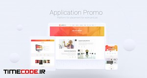 دانلود پروژه آماده افترافکت : تیزر معرفی اپلیکیشن App Presentation – تایم کد