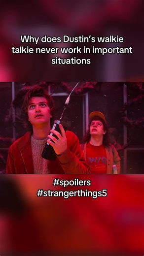 Dustin's Walkie Talkie Fails in Stranger Things 5