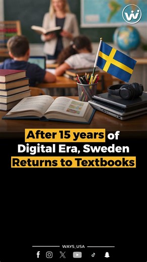 Sweden Returns to Textbooks After 15 Years of Digital Era #sweden