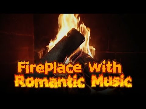 🔥 Sexy Fireplace with romantic ambiance music