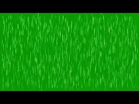 Raining Green Screen | Rain Effect Animation VFX Overlay