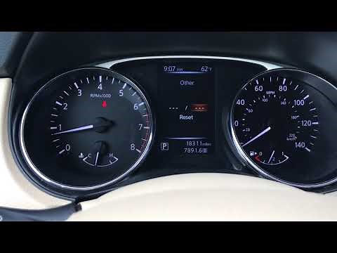2015 Nissan Rogue - Maintenance Reset Procedure - Oil Life and Tire Rotation Reminder Reset
