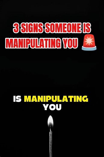 3 signs someone is manipulating you (most people miss #3) 🚨