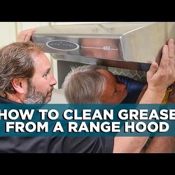 How to Clean Grease from Your Range Hood