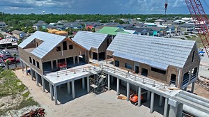 Surfside Pier Construction July Update: Since I was out shooting in the Surfside Beach area this afternoon I thought I would stop by and shoot some new drone footage of the pier construction since it's been over a month since the last one! | Robbie Bischoff Photography - Drone Services