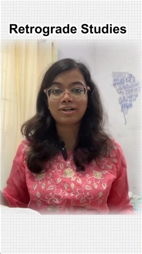 Retrograde studies | Gargi Varshney