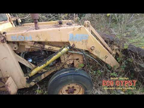 tree cutting and digger recovery will it run part 1 and 2