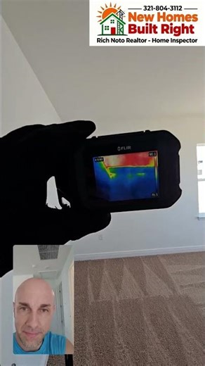 Home Inspection Reveals Missing Insulation! (Thermal Camera) County Passed the House