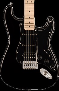 Squier Sonic Stratocaster HSS Electric Guitar in Black
