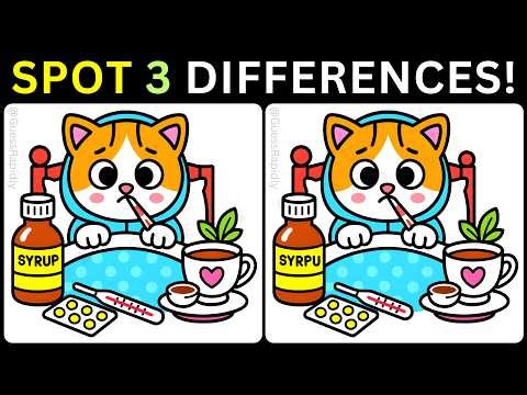 ✨Spot 3 Clever Differences, Boost Your Observation Game!🧠【#517 Brain Game Challenge】
