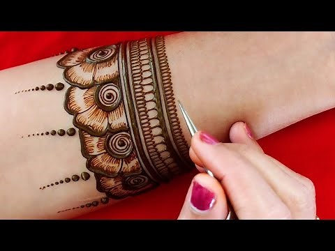 Easy Bridal Mehndi |Floral Dulhan Mehendi Designs 2022 |Front Hand Henna Design |3D Bridal Mehendi