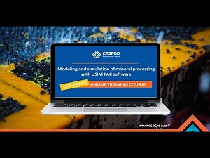 Mineral processing modeling and simulation with USIMPAC software - 100% online course (overview)