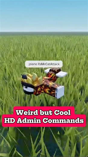 3 WEIRD But COOL HD Admin Commands on Roblox 2 😎